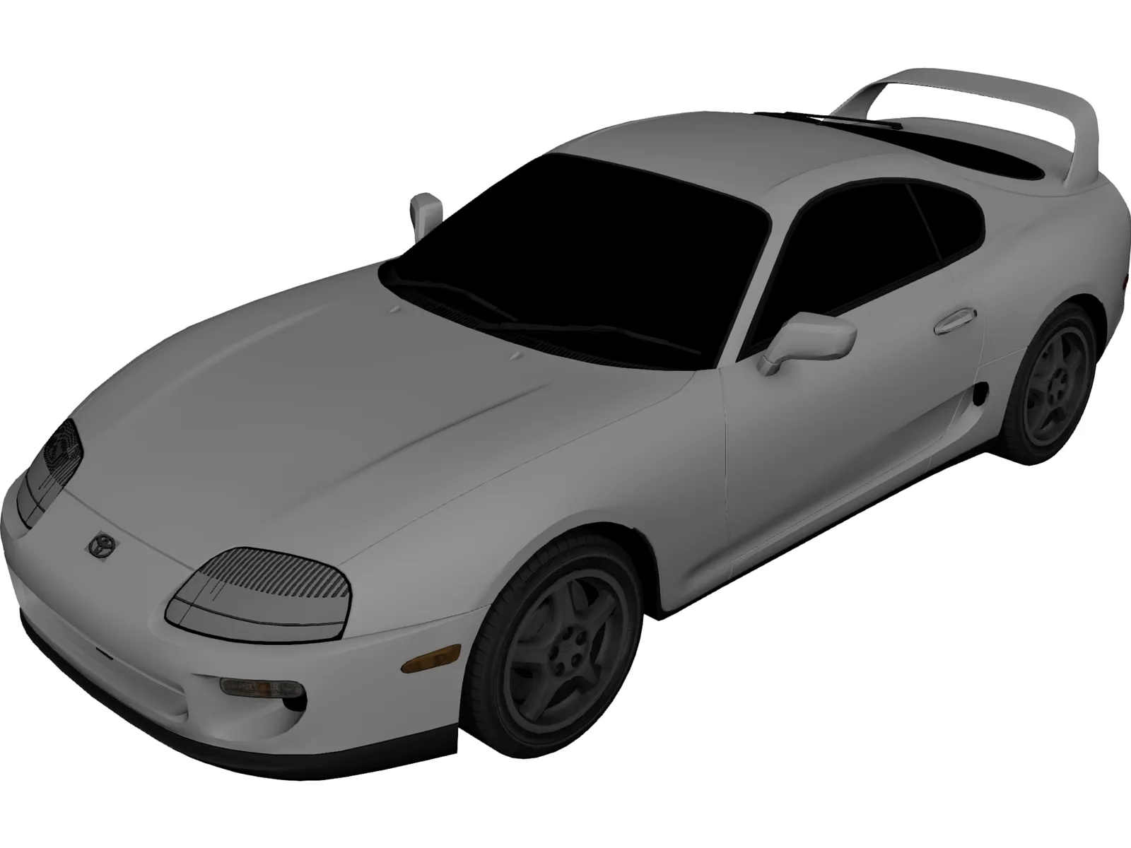 Toyota Supra RZ (1997) 3D Model main preview