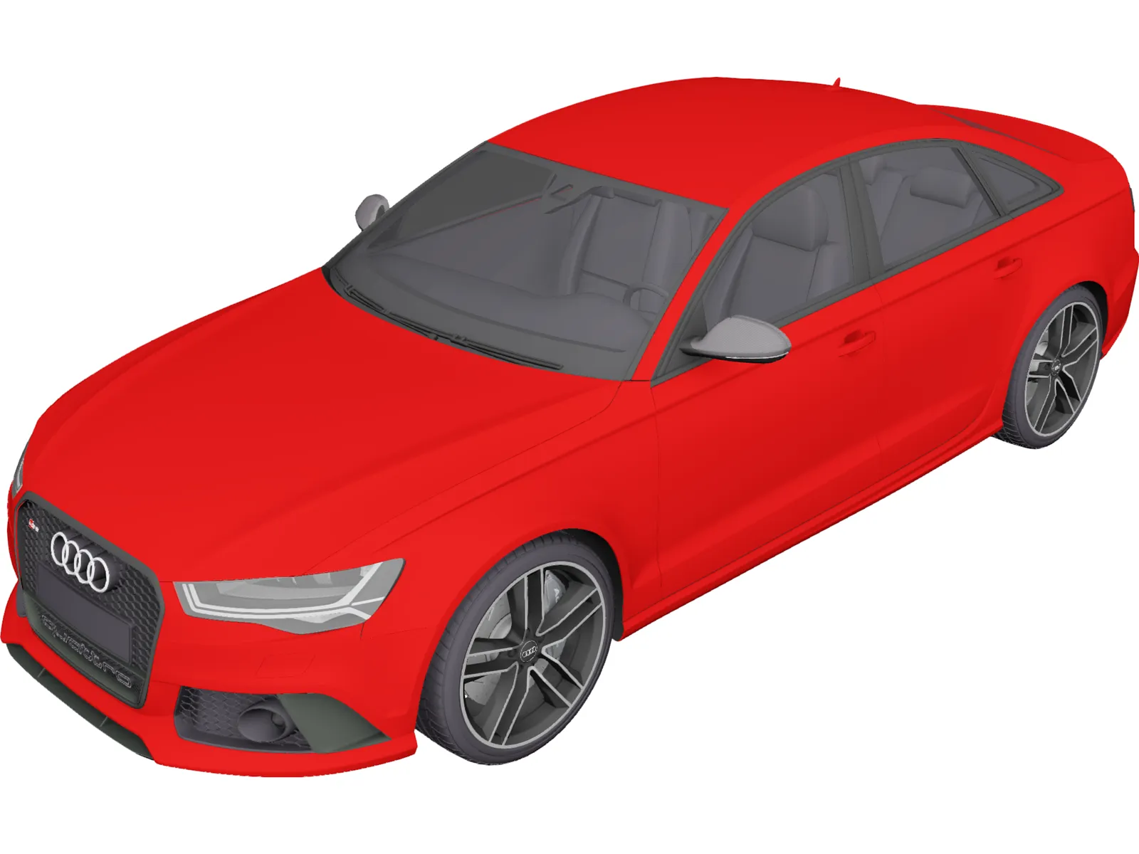 Audi RS6 Sedan (2015) 3D Model main preview