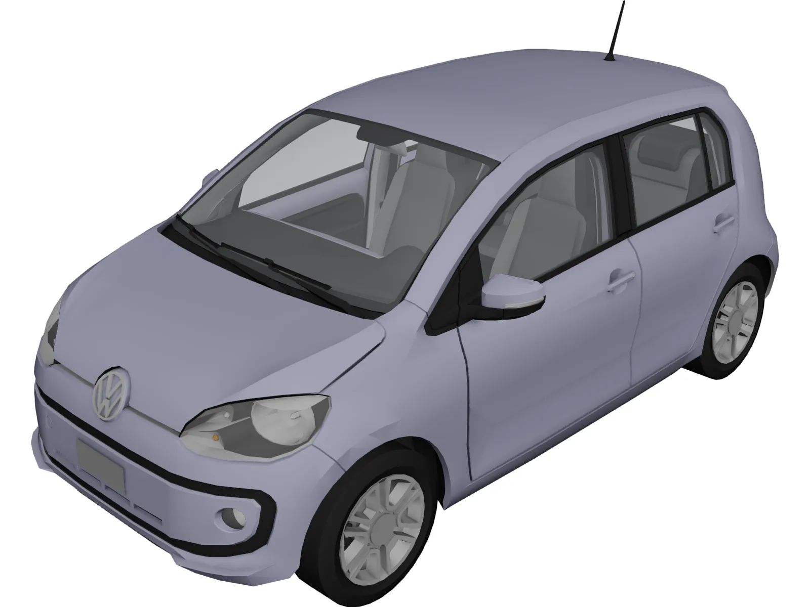 Volkswagen UP (2016) 3D Model main preview