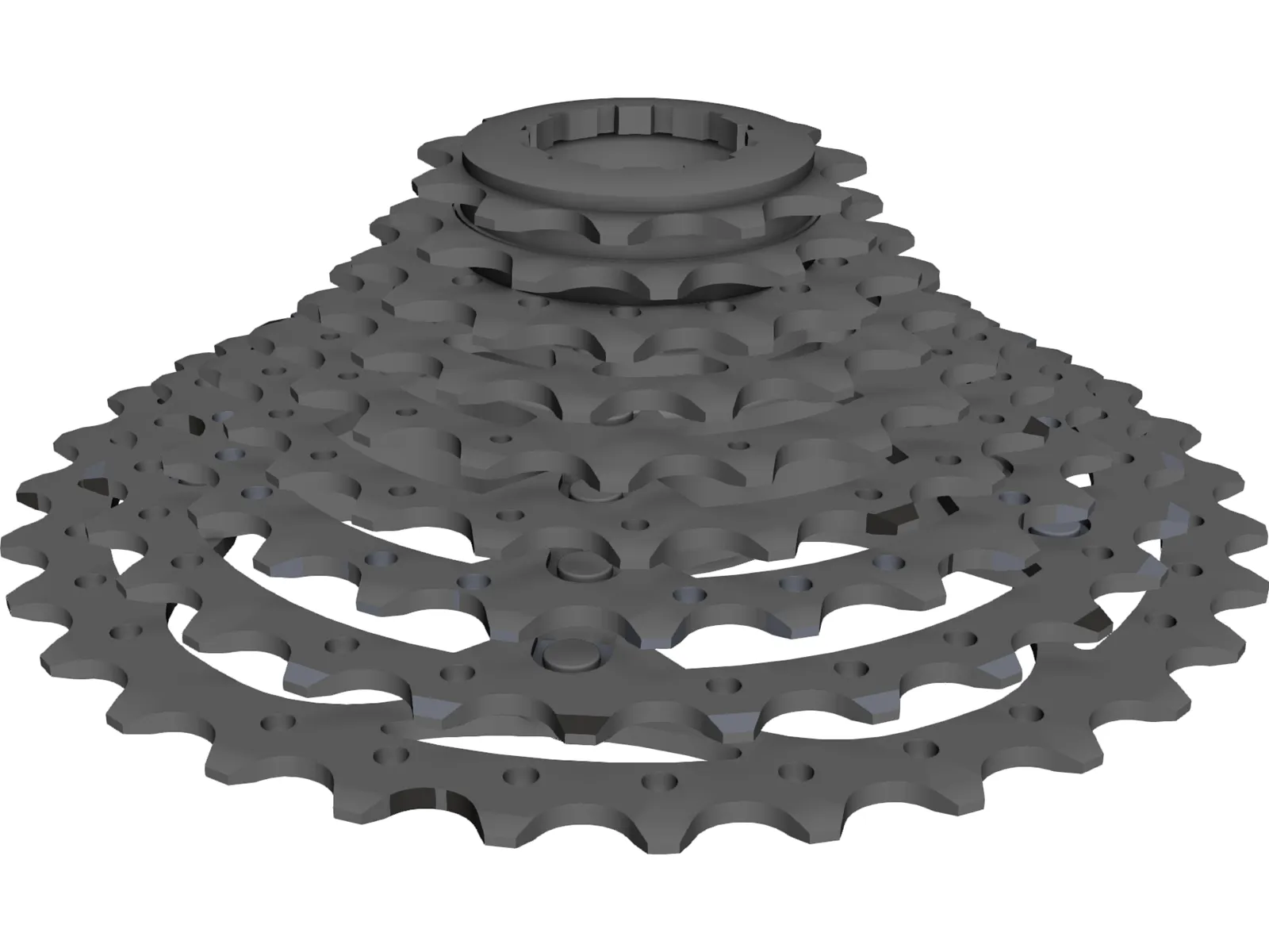 Cassete 9v SRAM PG-990 3D Model main preview