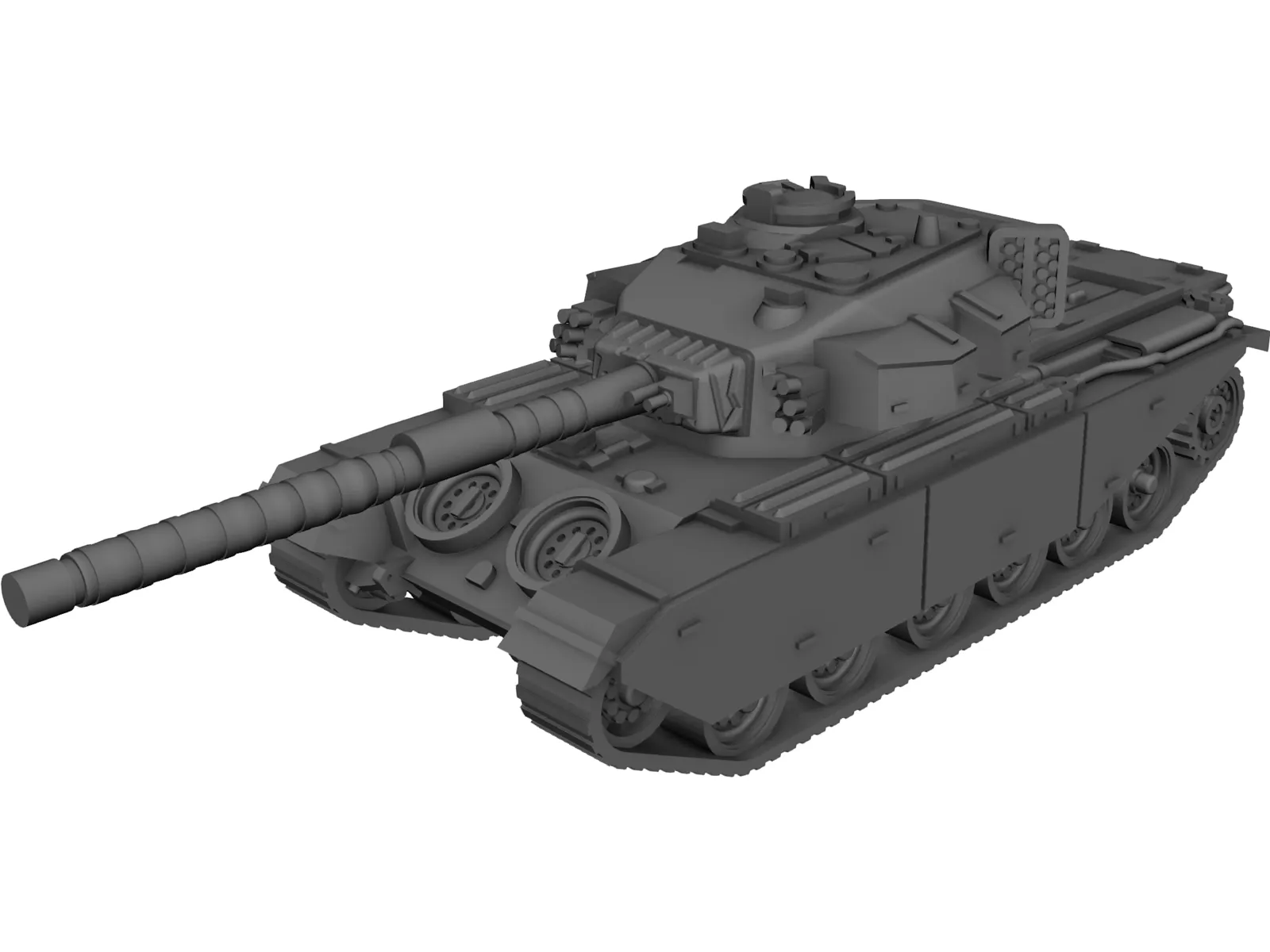 Centurion Mark V 3D Model main preview