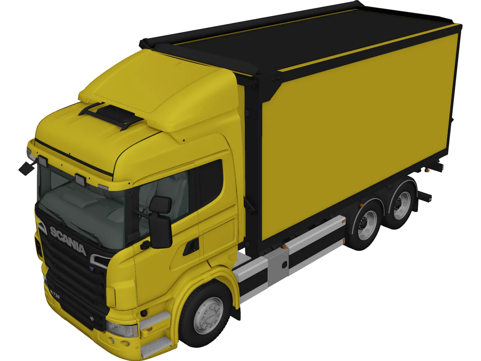 Scania R 730 (2010) 3D Model main preview
