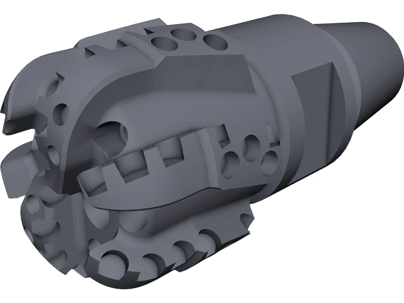 Drill Bit 3D Model main preview