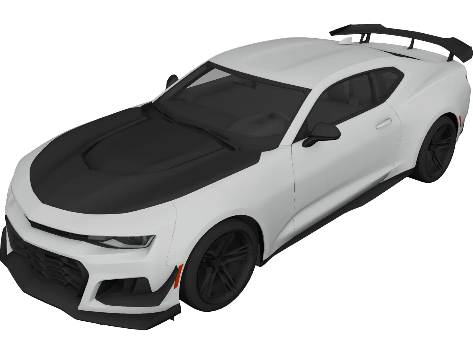 Chevrolet Camaro ZL1 1LE (2018) 3D Model main preview