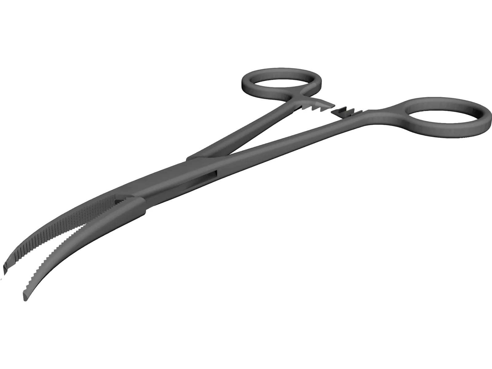 Surgical Hemostats 3D Model main preview