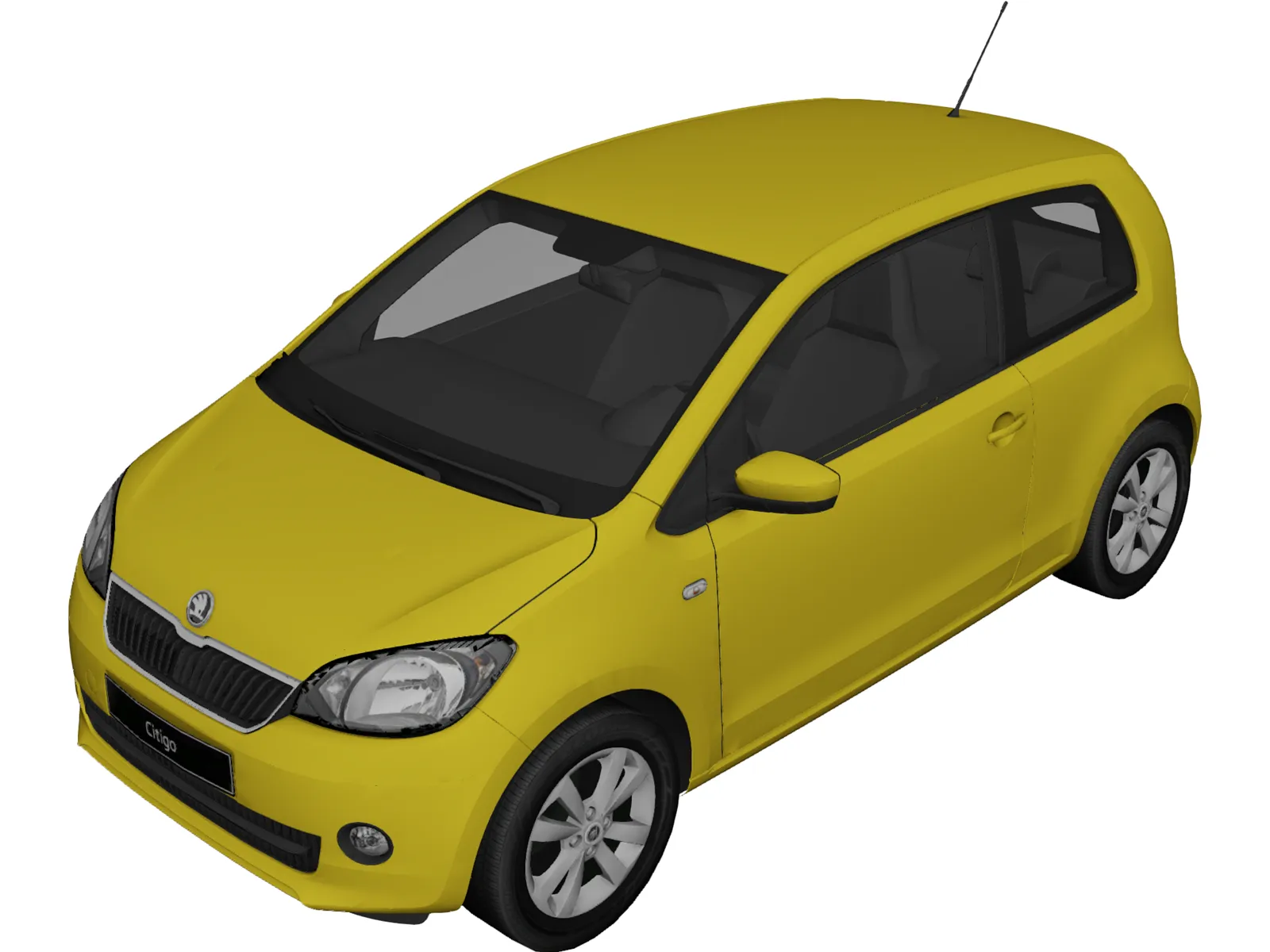 Skoda CityGO (2013) 3D Model main preview