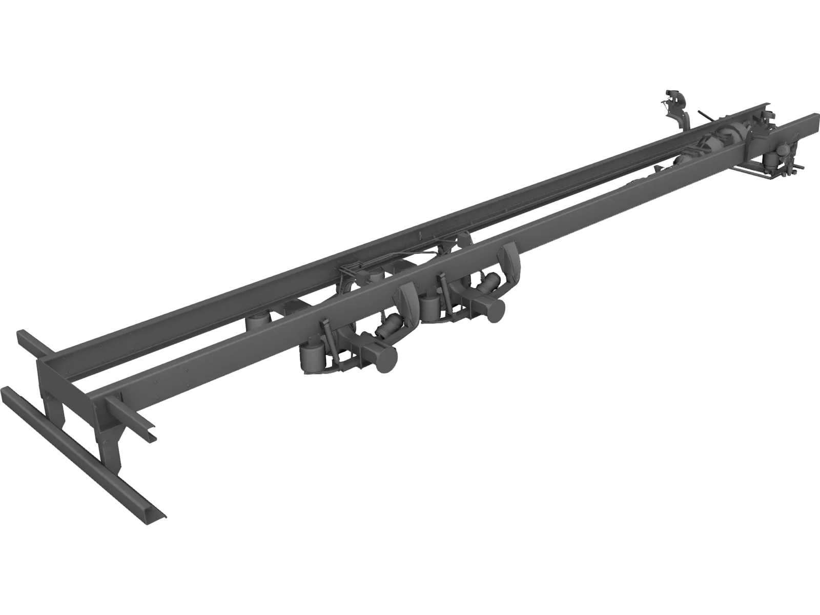 Chassis Scania 3D Model main preview