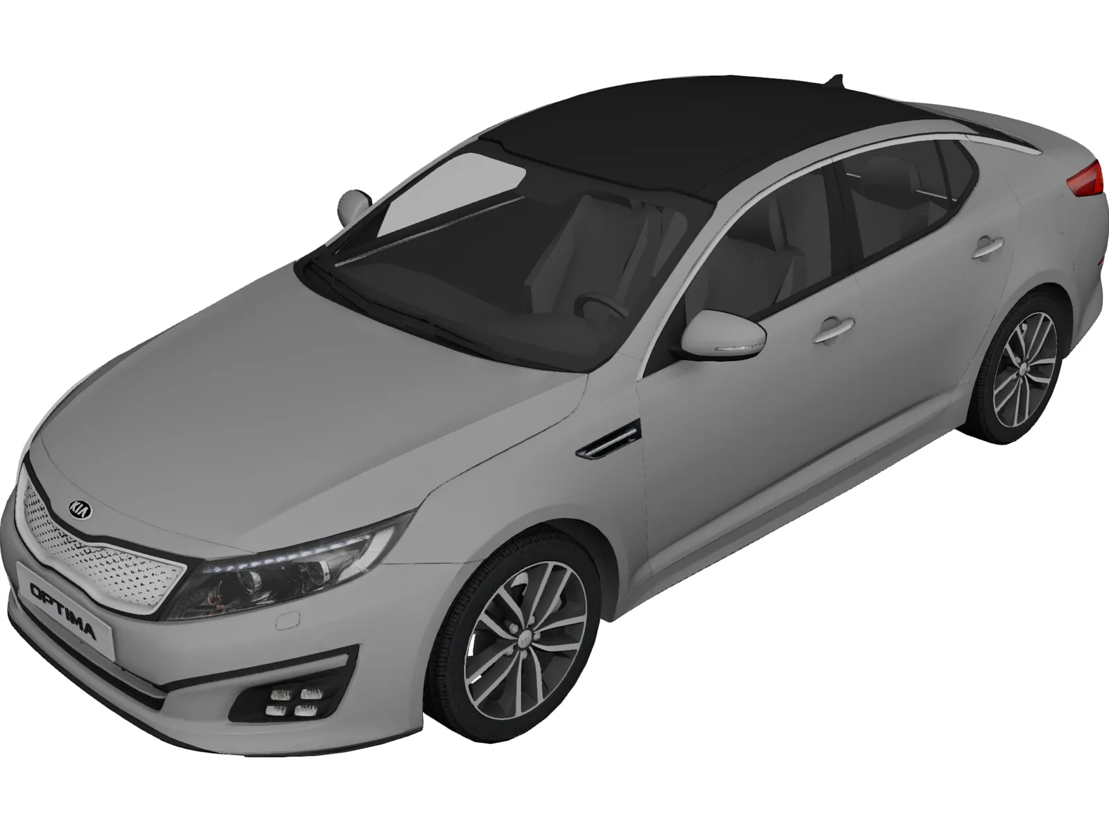 Kia Optima (2014) 3D Model main preview