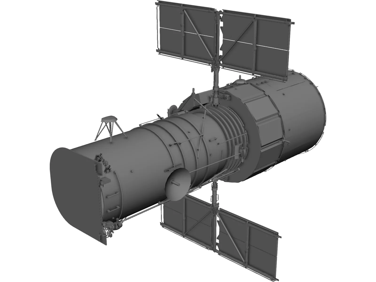 Hubble Space Telescope 3D Model main preview