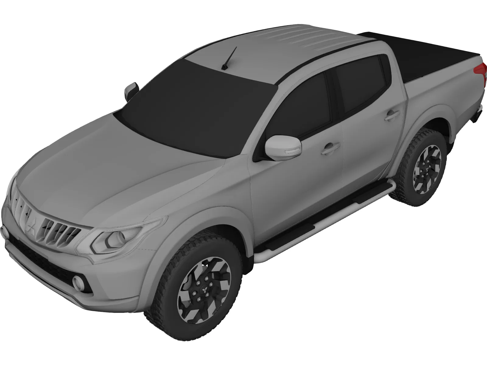 Mitsubishi L200 (2017) 3D Model main preview