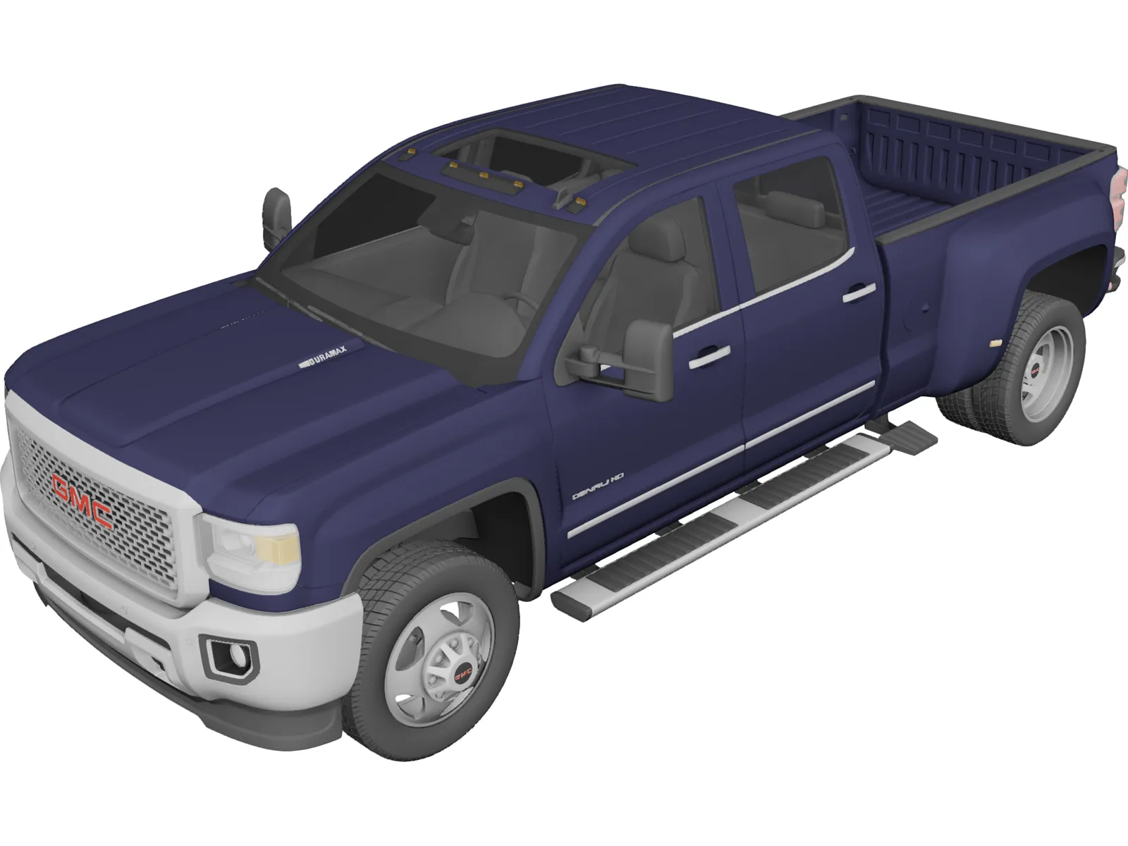 GMC Sierra HD (2015) 3D Model main preview