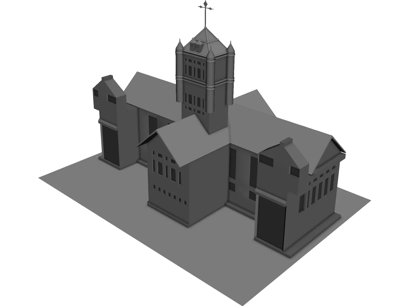 Grand Church 3D Model main preview