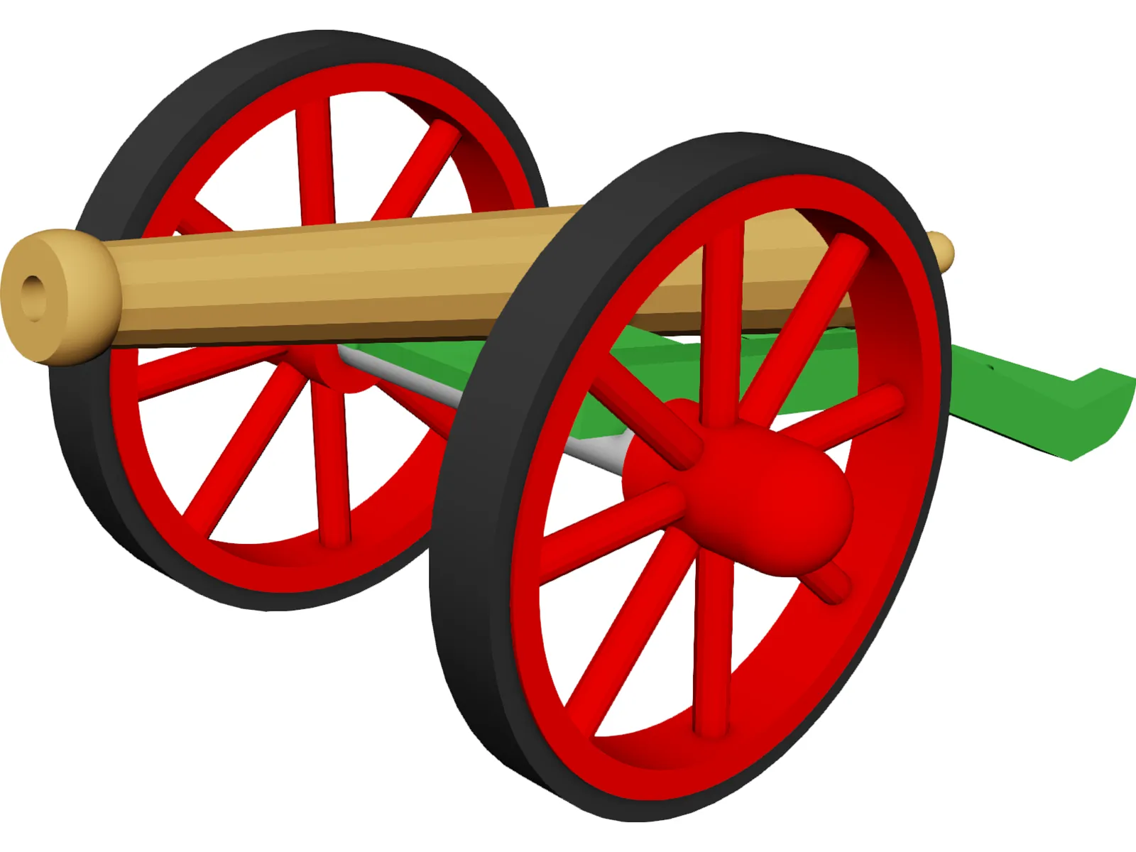 8PDR Cannon 3D Model main preview