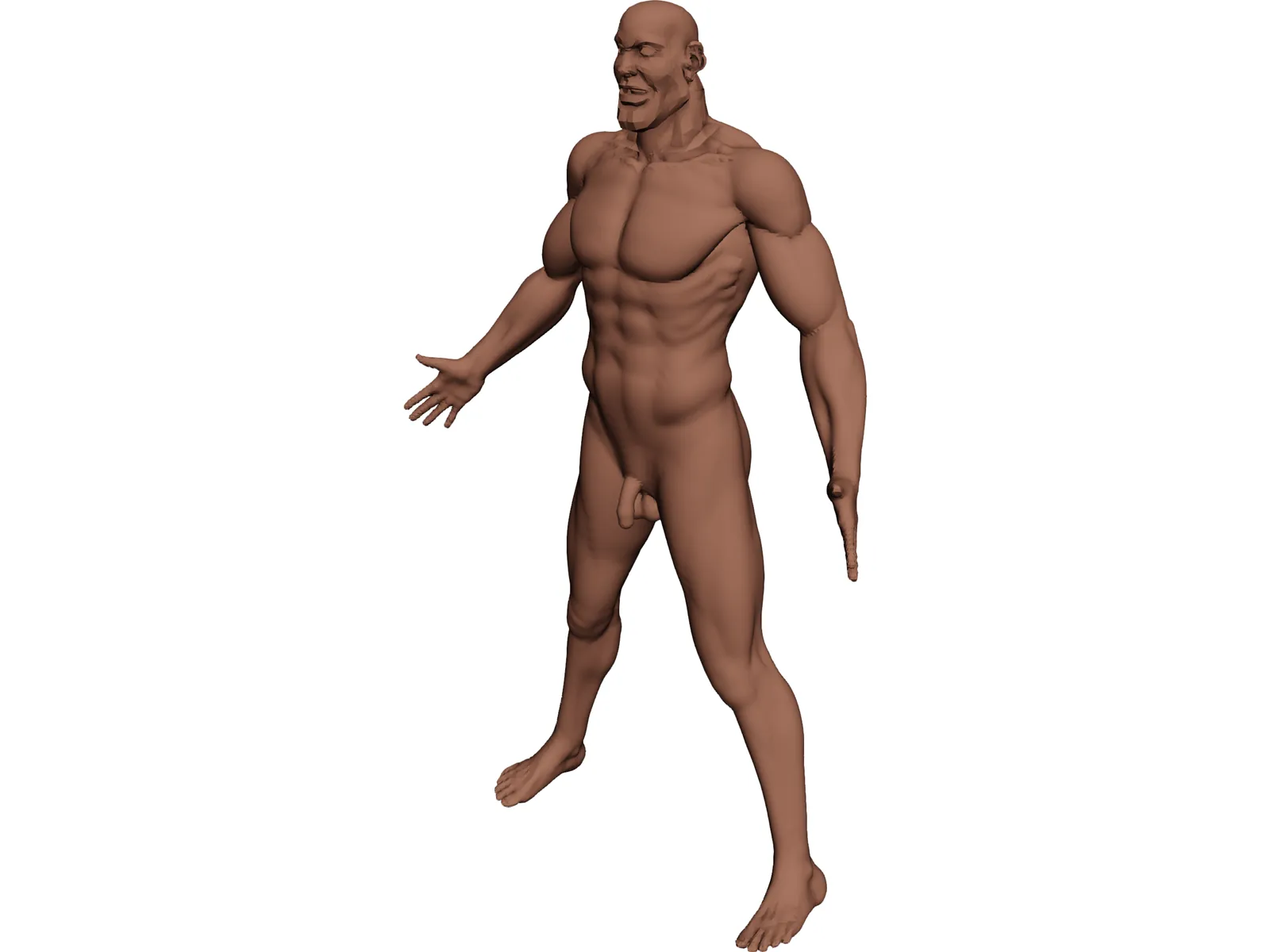Man 3D Model main preview