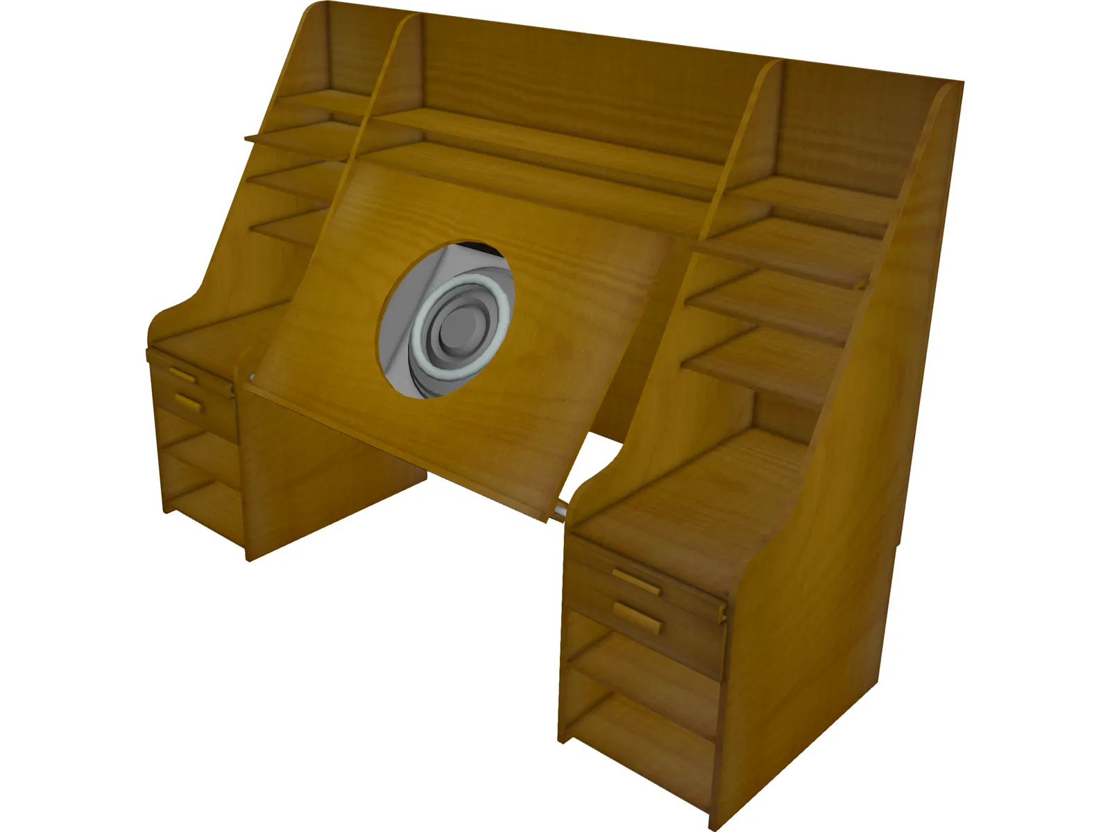 Animation Table 3D Model main preview