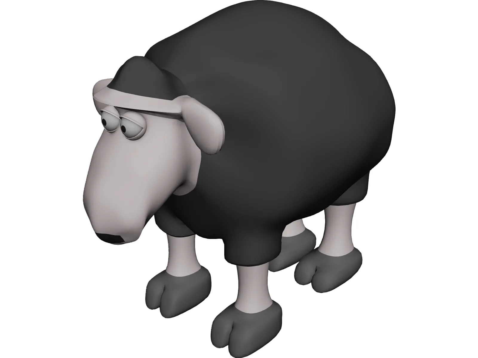 Baa Baa Black Sheep 3D Model main preview