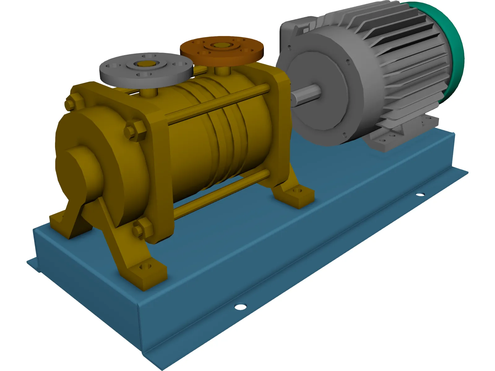 Pompetrevaini TBH 200 Pump 3D Model main preview