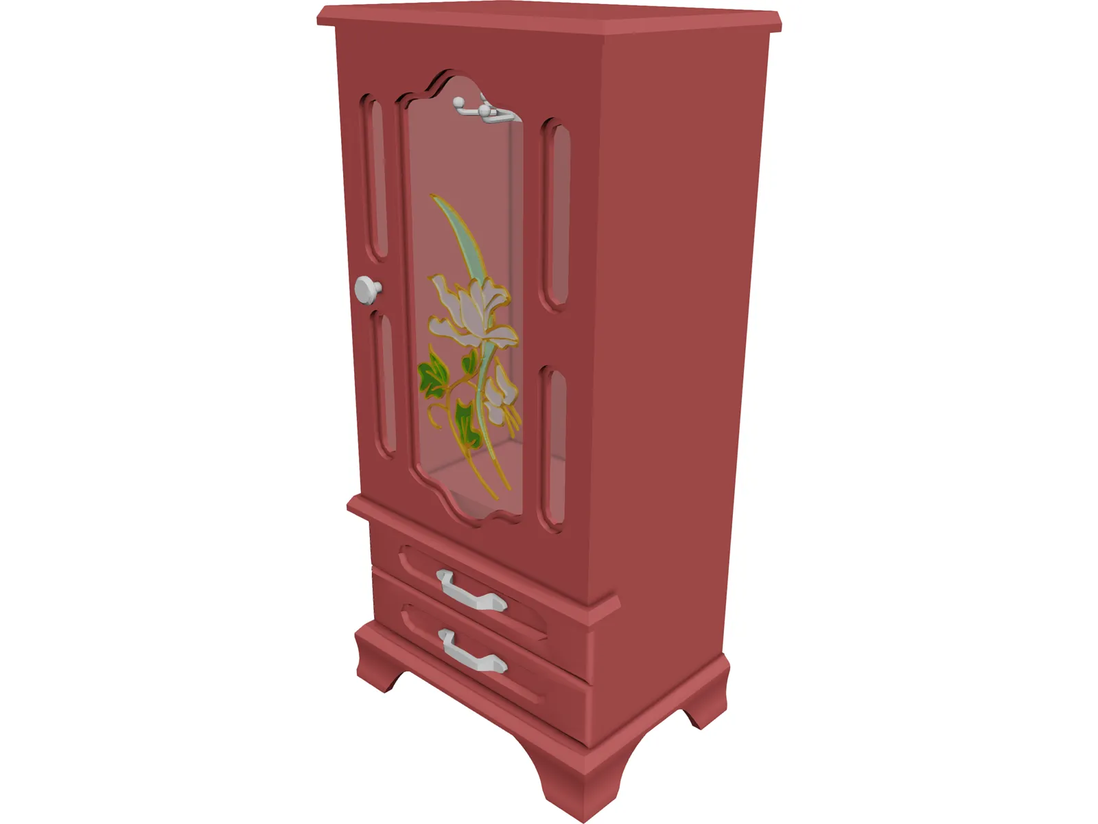 Jewelry Box 3D Model main preview