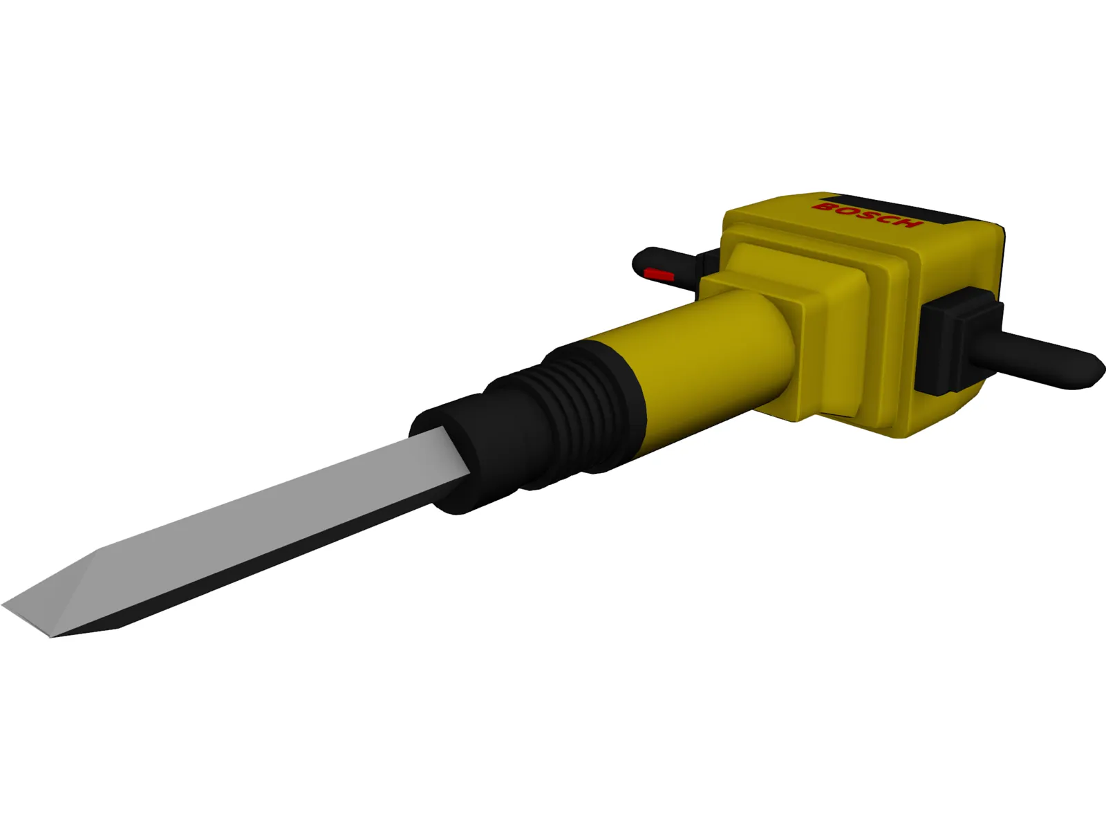 Bosch Electric JackHammer 3D Model main preview