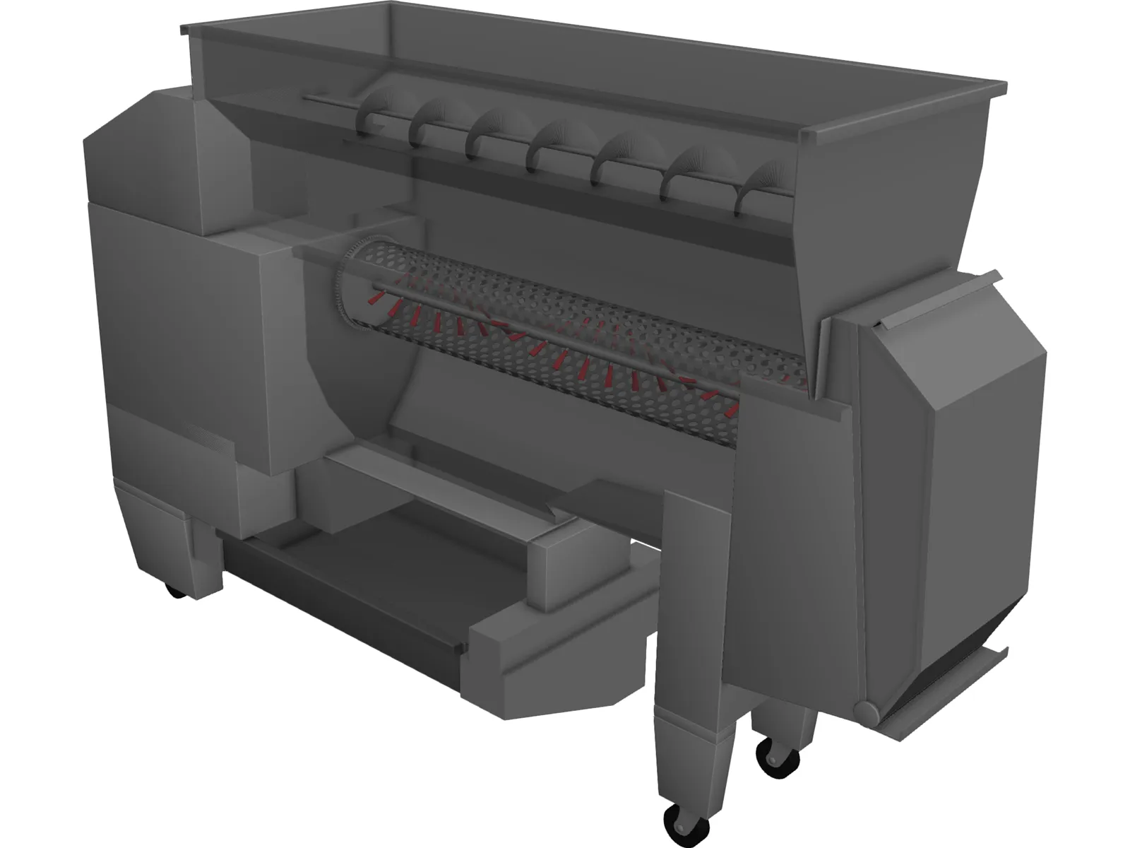 Grape Destemmer 3D Model main preview