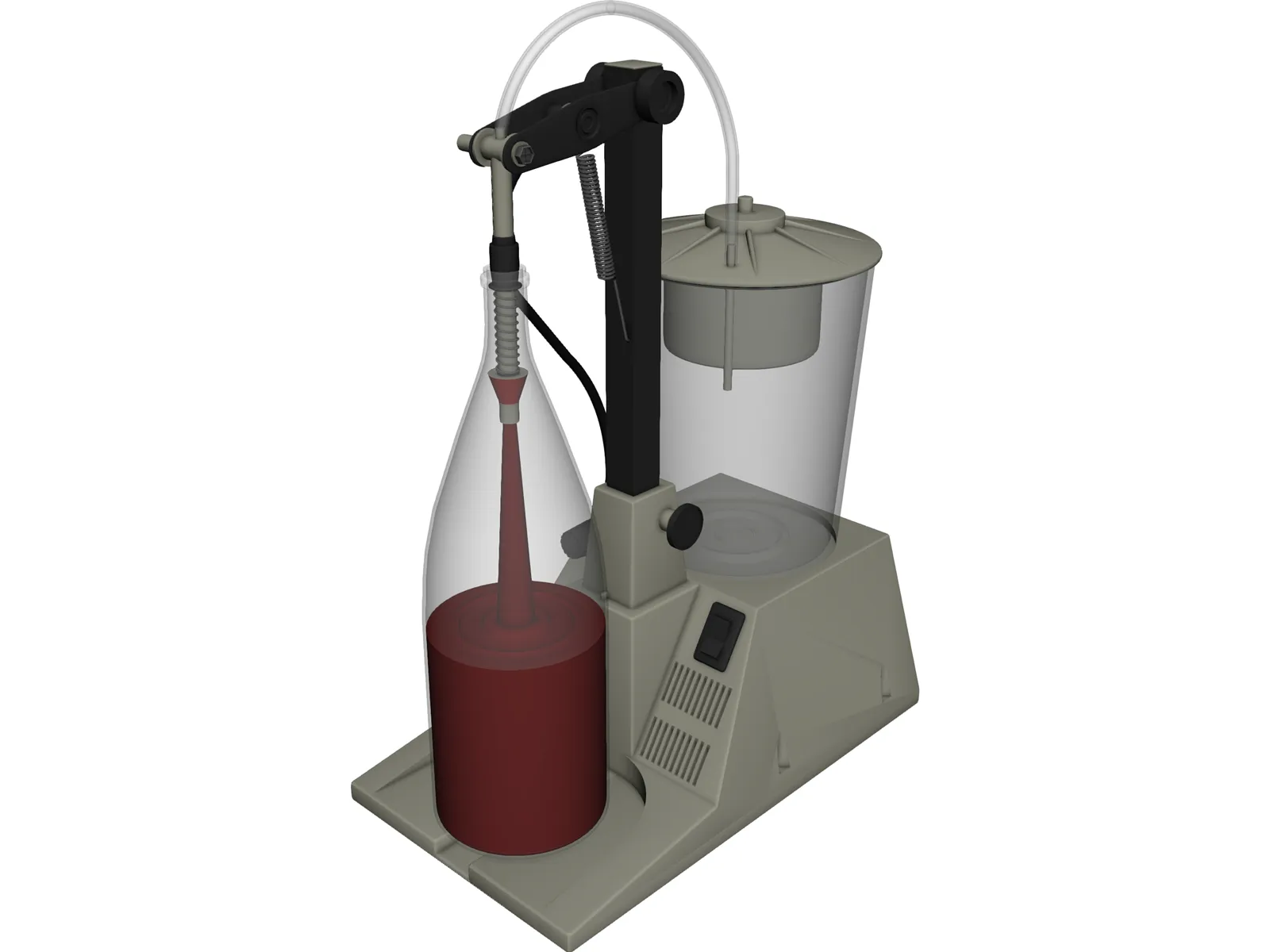 Wine Bottler 3D Model main preview
