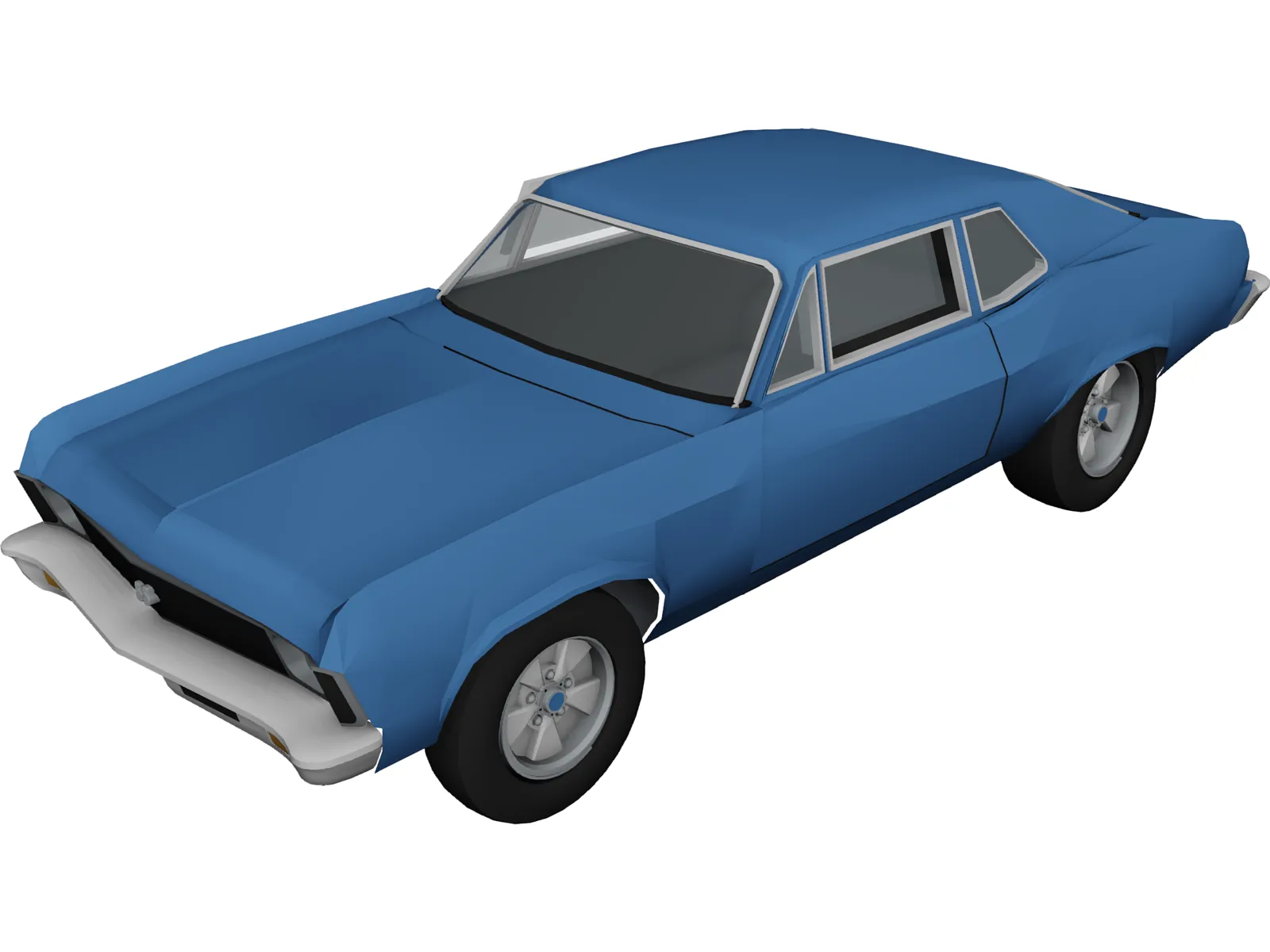 Chevrolet Nova SS (1972) 3D Model main preview