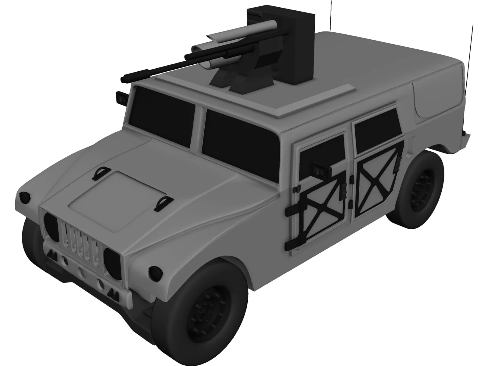 Hummer 3D Model main preview