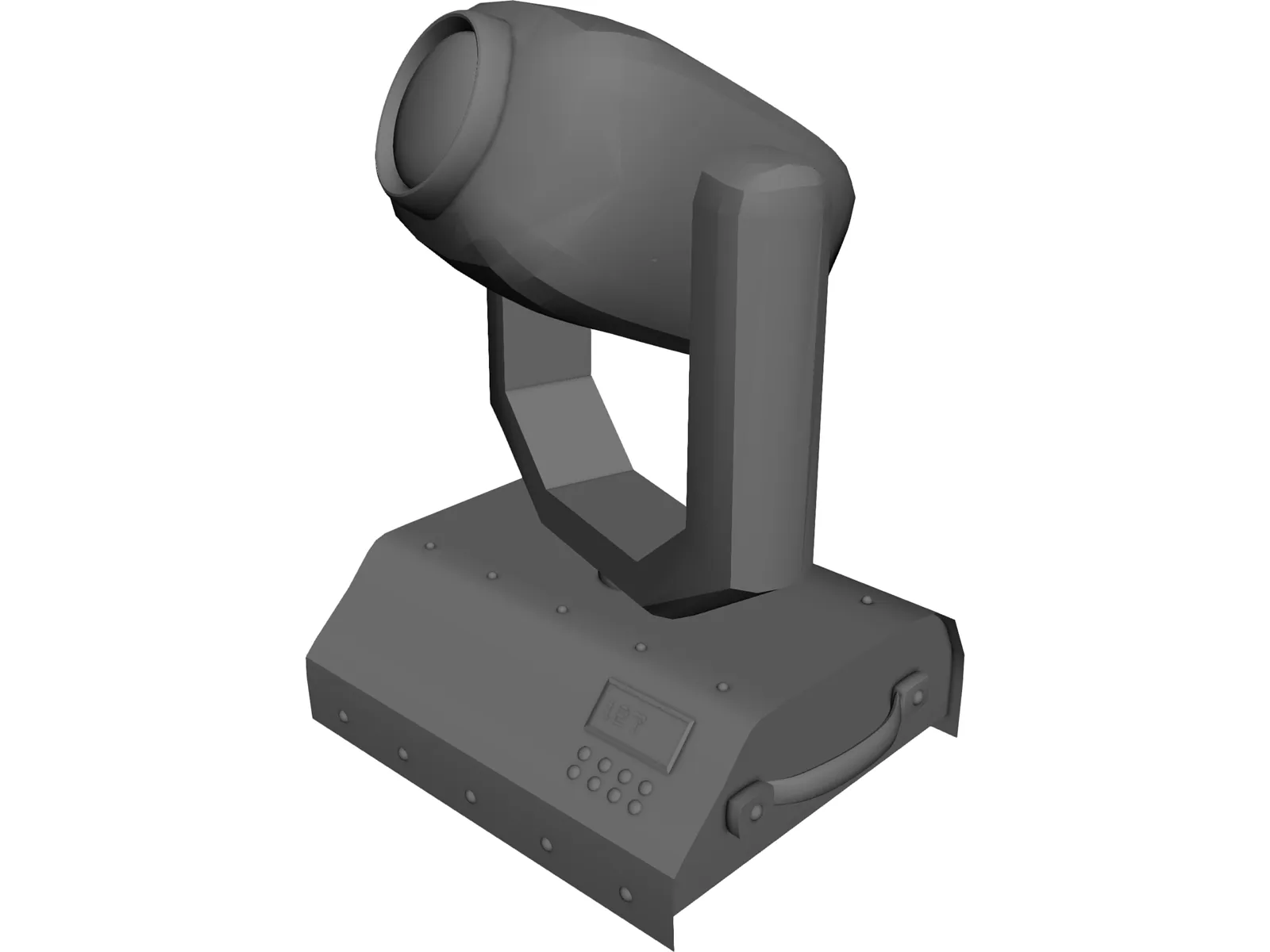 Moving Head Club Light 3D Model main preview