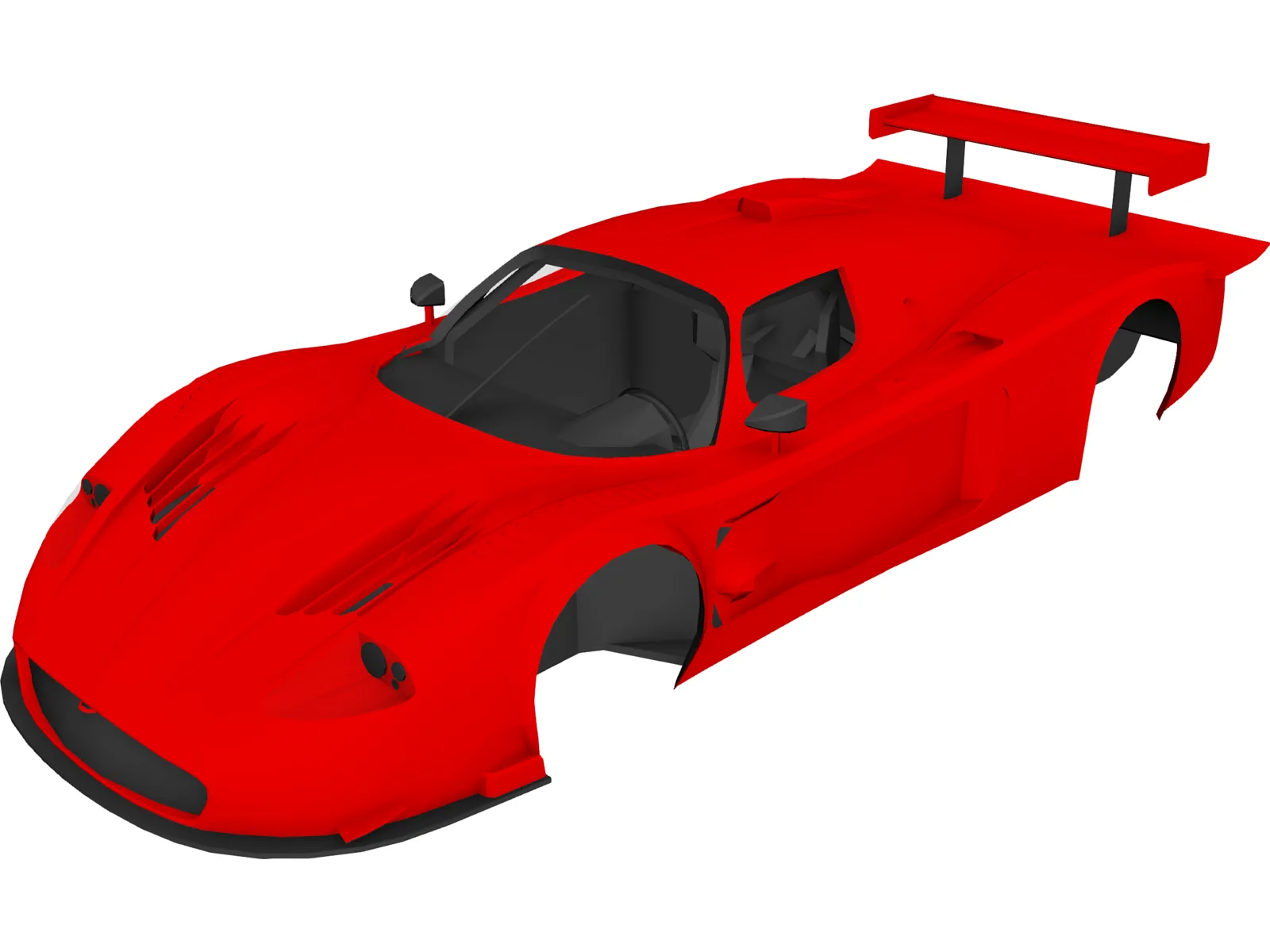 Maserati MC12 Body 3D Model main preview