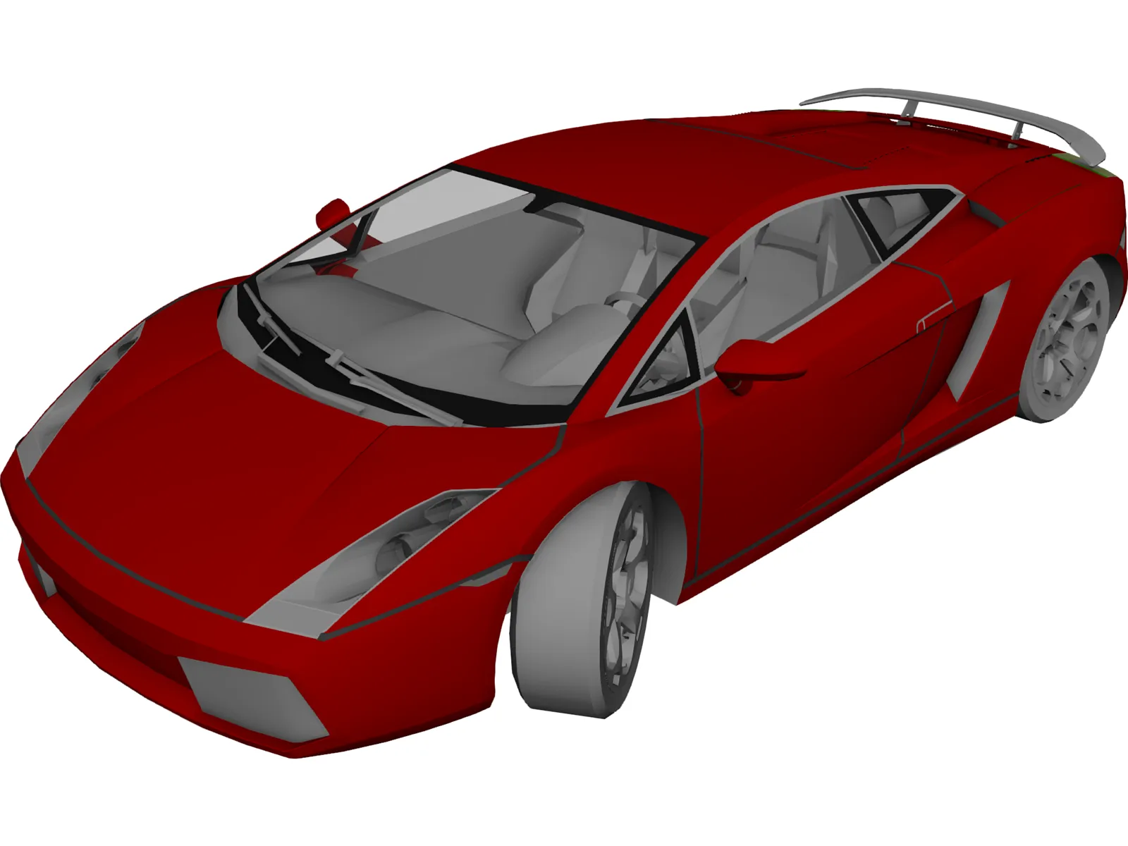 Lamborghini Gallardo 3D Model main preview