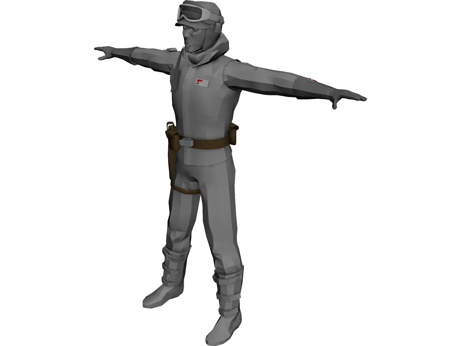 Star Wars Hoth Soldier 3D Model main preview