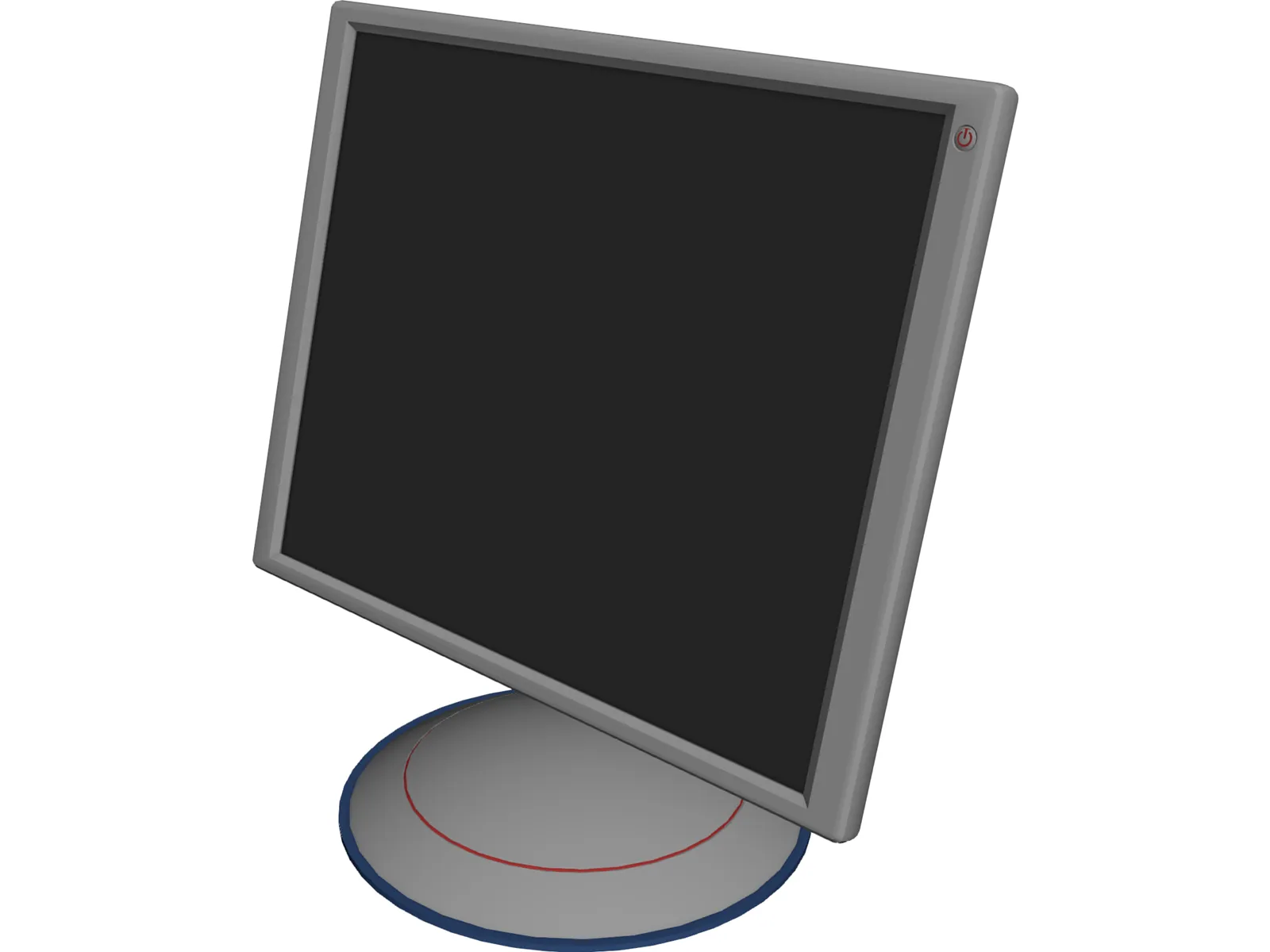TFT LCD Monitor 3D Model main preview