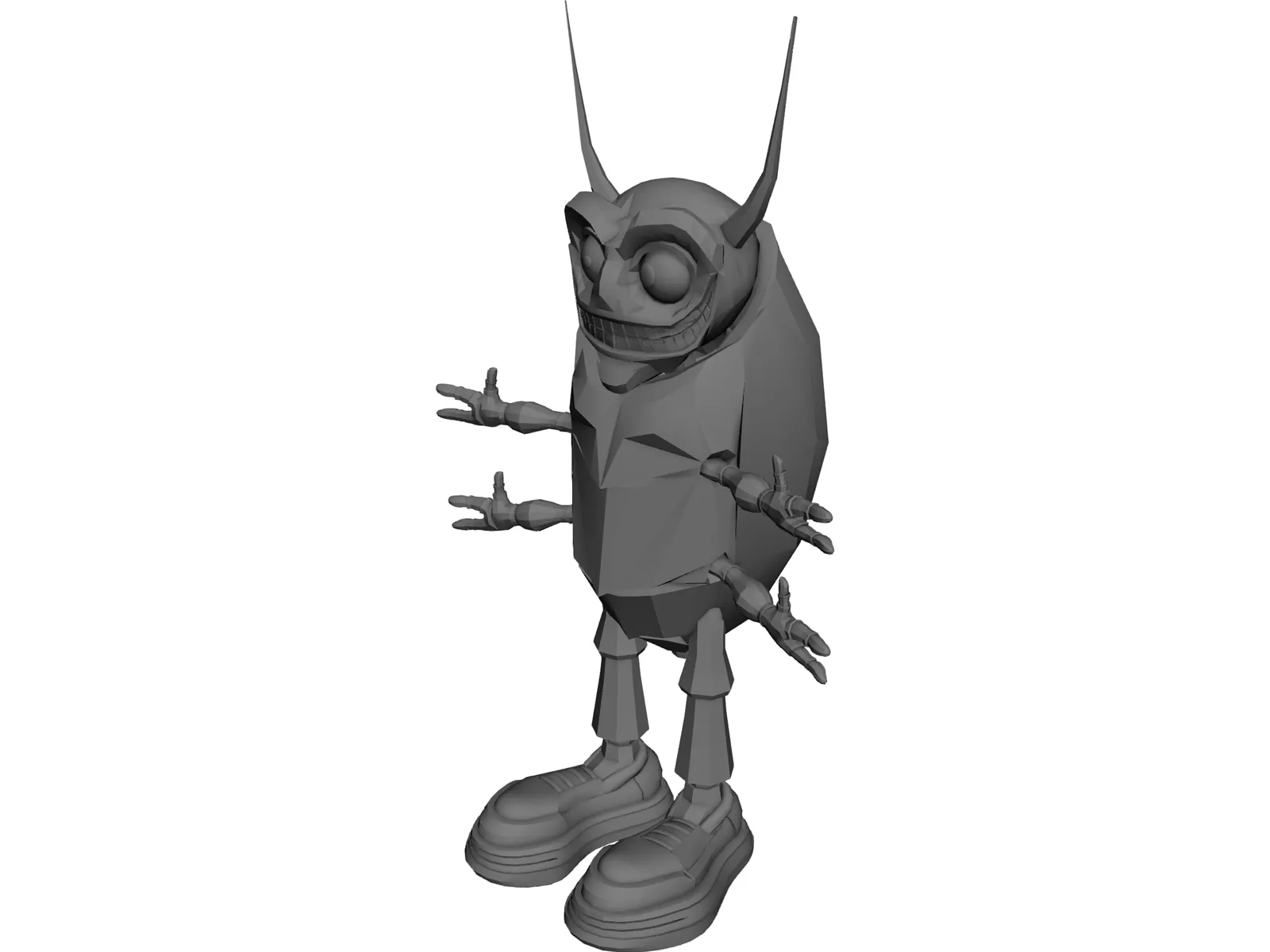 Demon 3D Model main preview