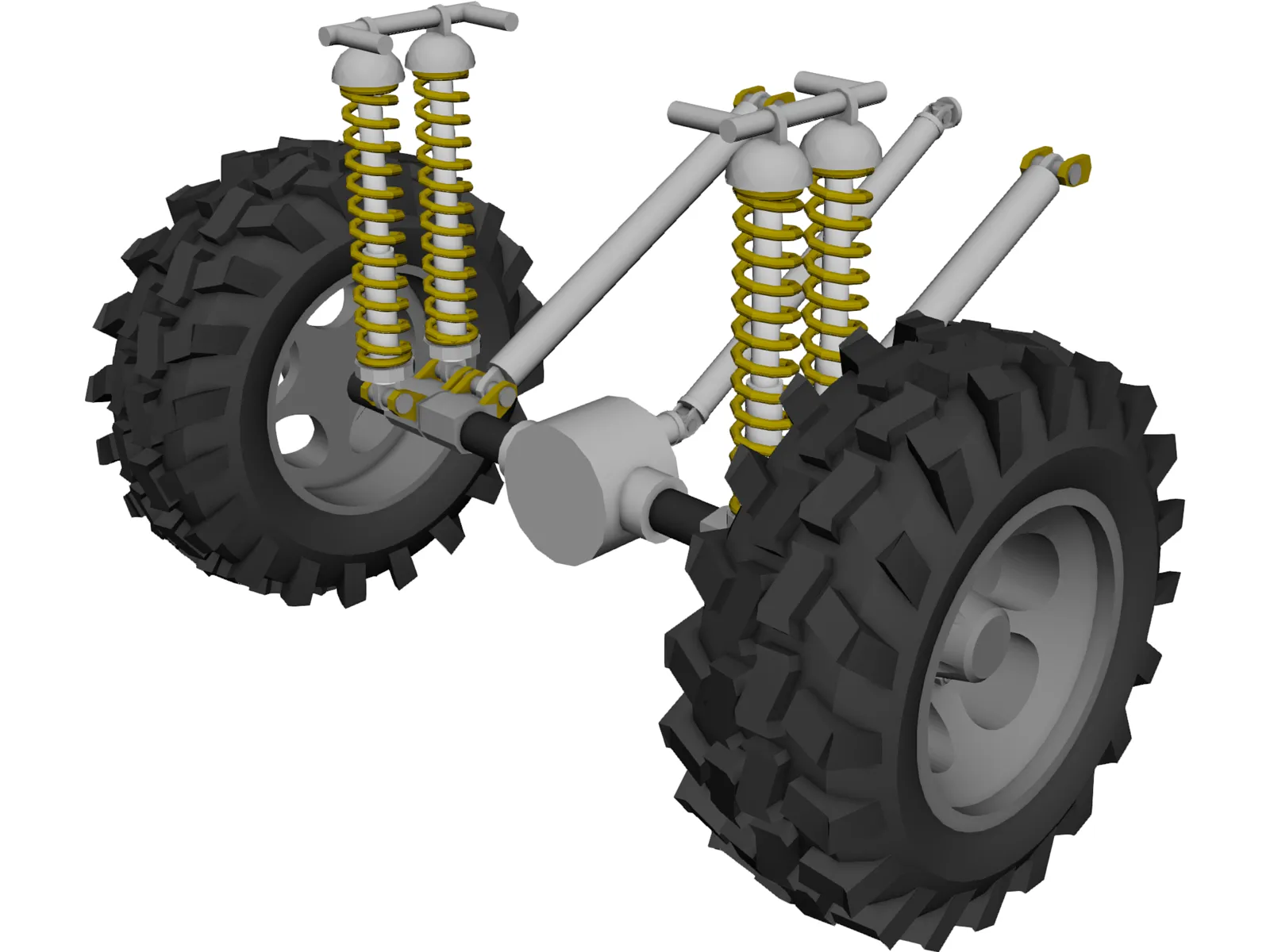 Suspension 3D Model main preview