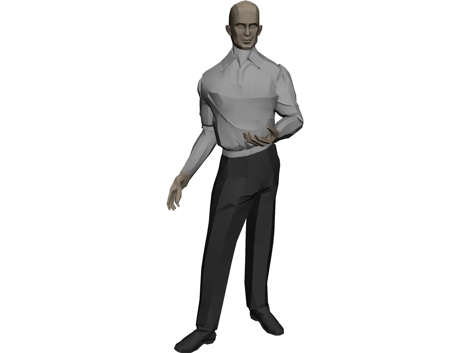 Man 3D Model main preview