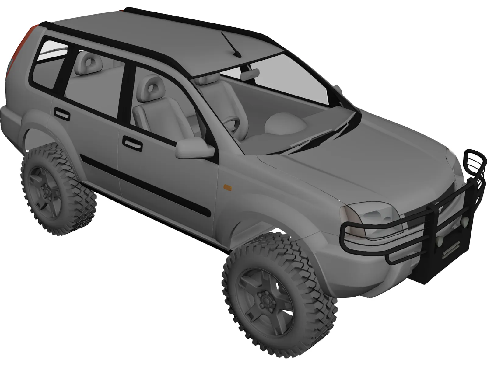 Nissan X-Trail 4x4 [Tuned] 3D Model main preview