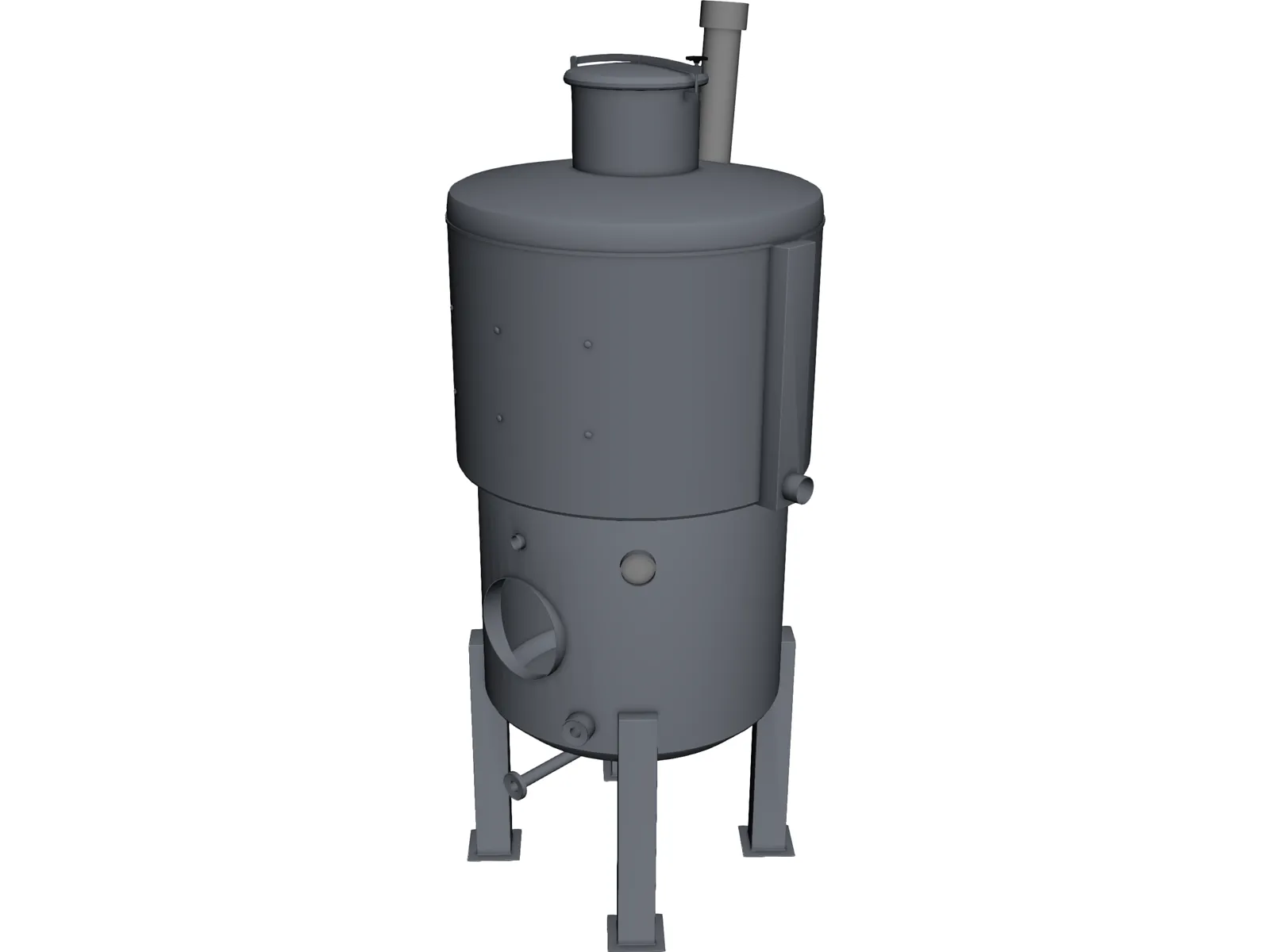 Wine Holding Tank 3D Model main preview