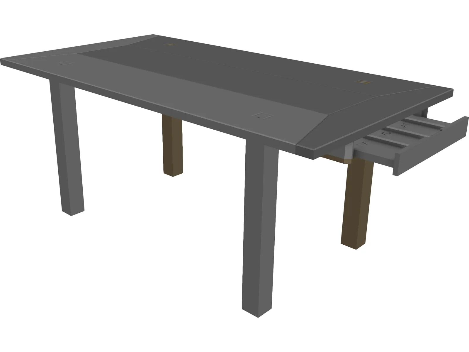 Coffee Table 3D Model main preview