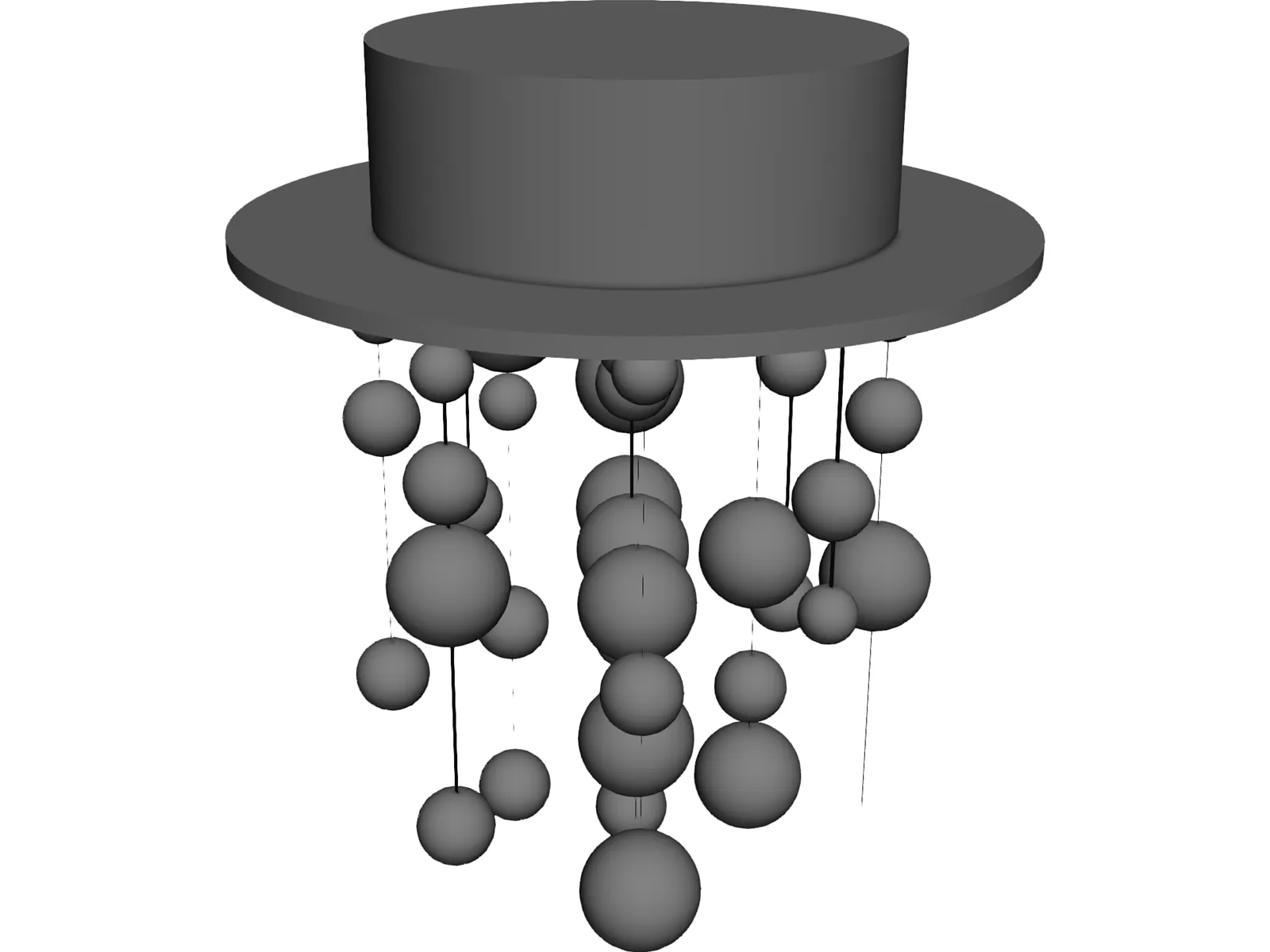 Bubble Lights 3D Model main preview