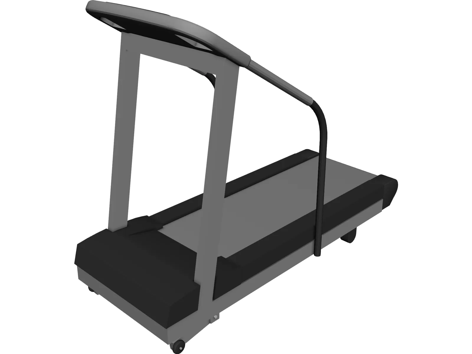 Treadmill 3D Model main preview