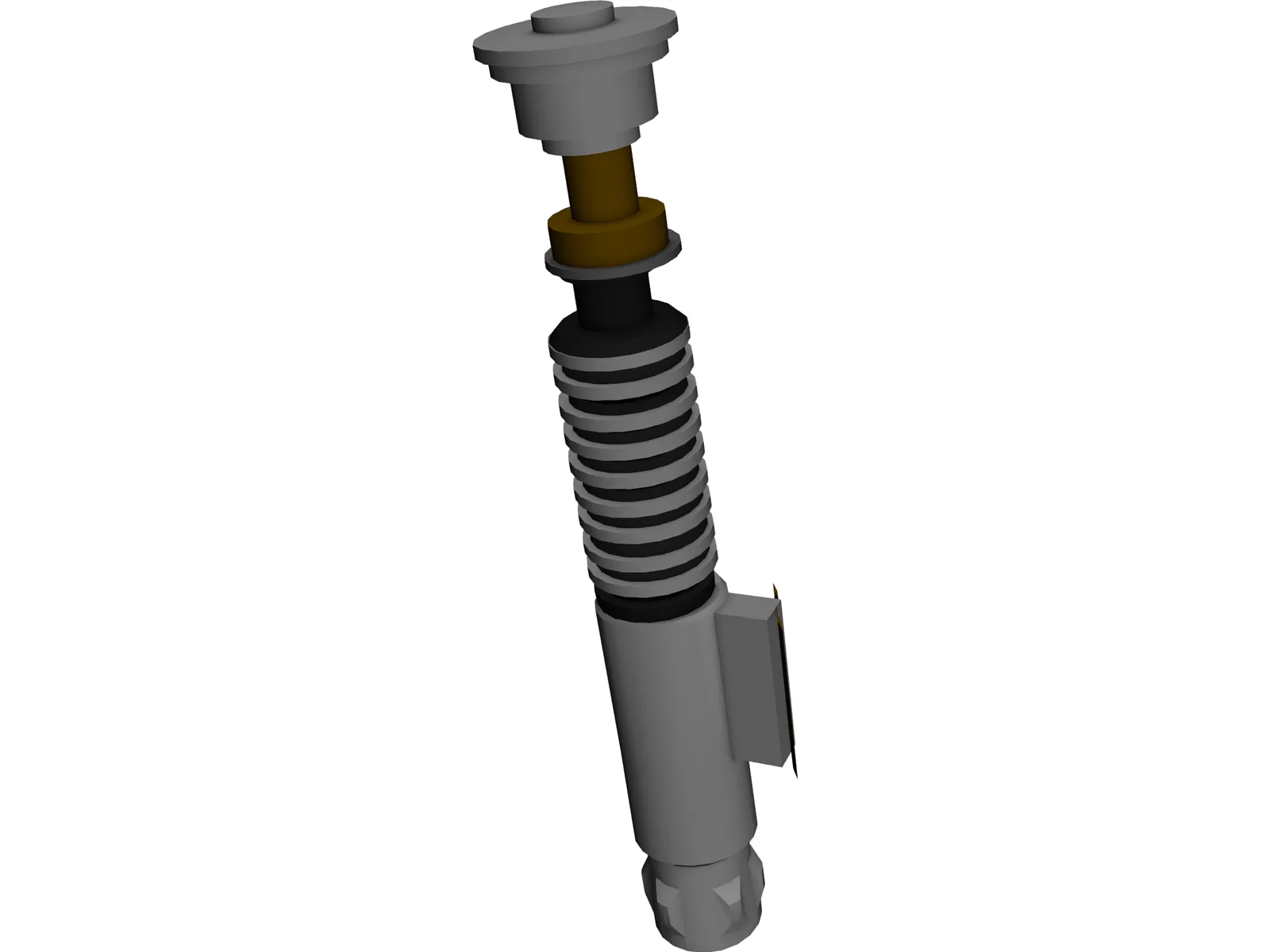 Luke Skywalker Lightsaber 3D Model main preview