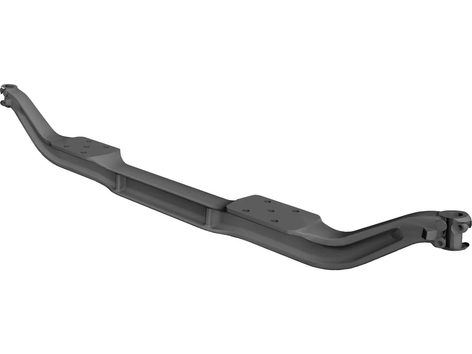 Front Axle 3D Model main preview