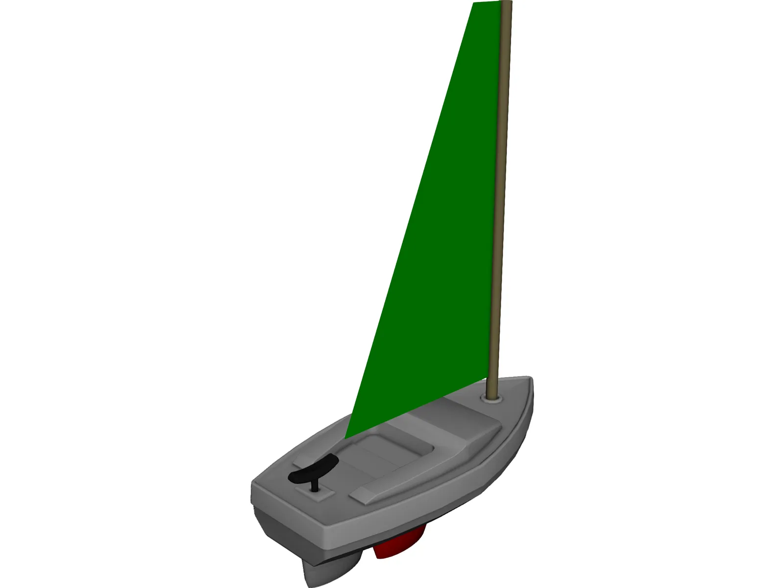 Vacuum Formed Model Boat 3D Model main preview