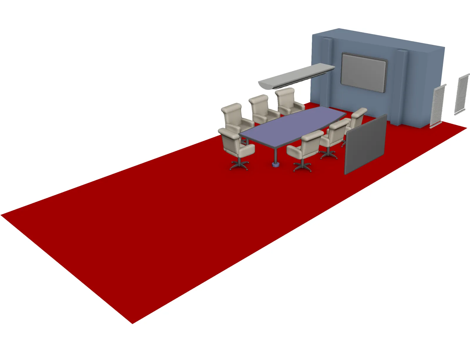 Conference Room 3D Model main preview