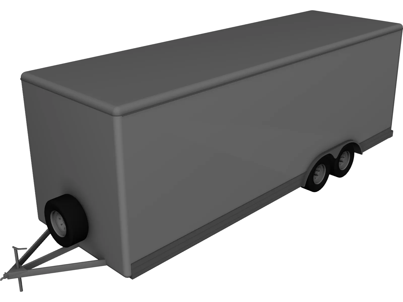 Trailer 22inch Wells Cargo 3D Model main preview
