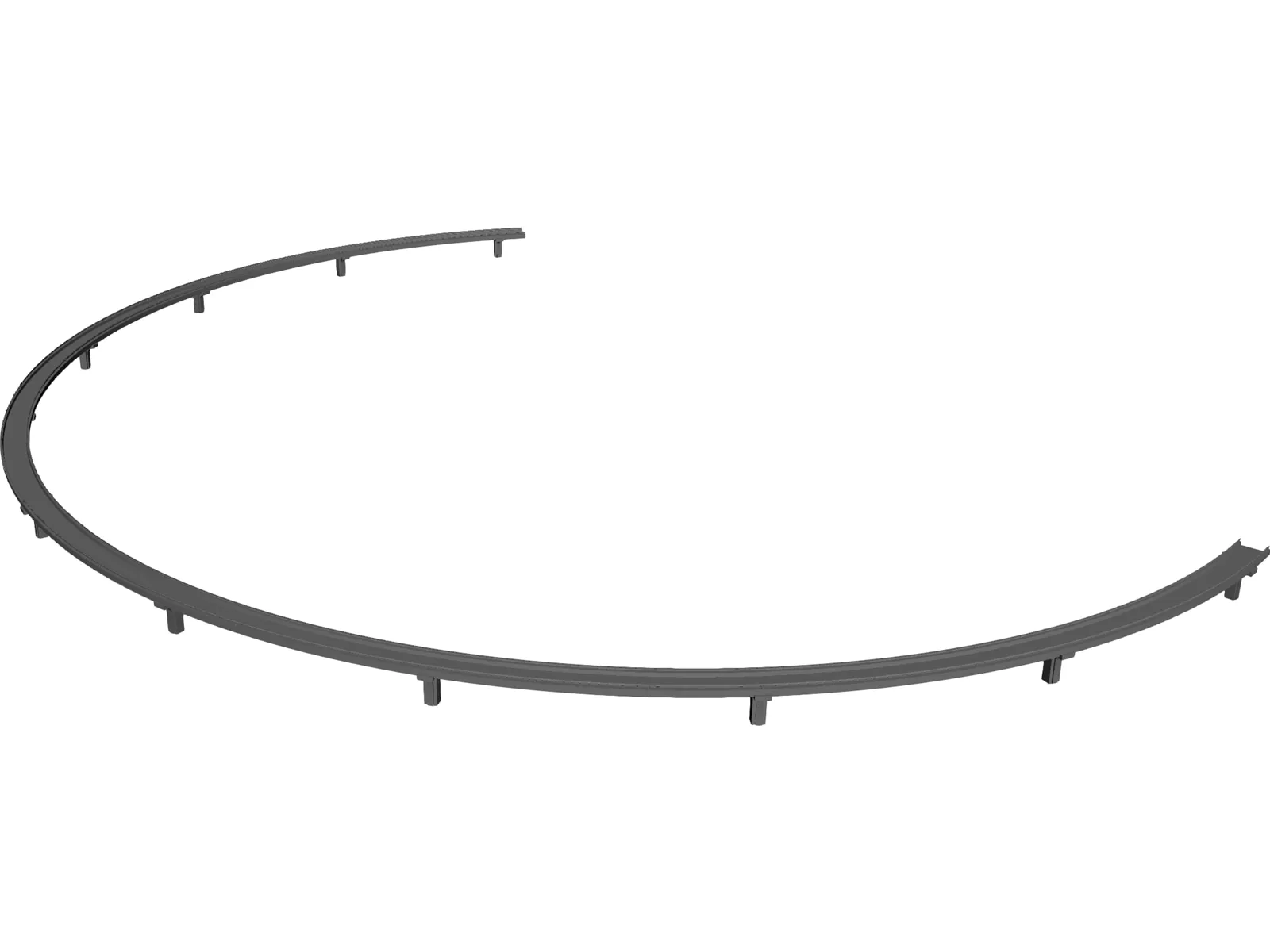Beltway Road 3D Model main preview