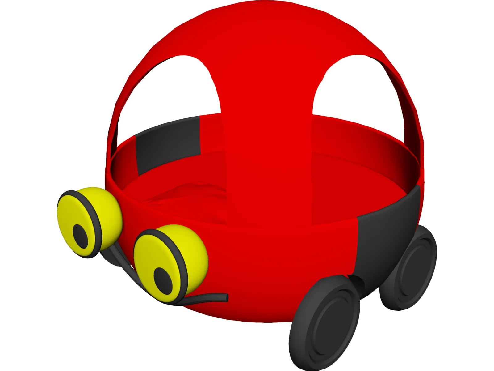 Auto Child 3D Model main preview