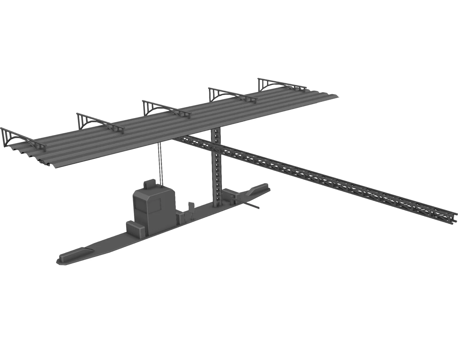 Tollgate 3D Model main preview