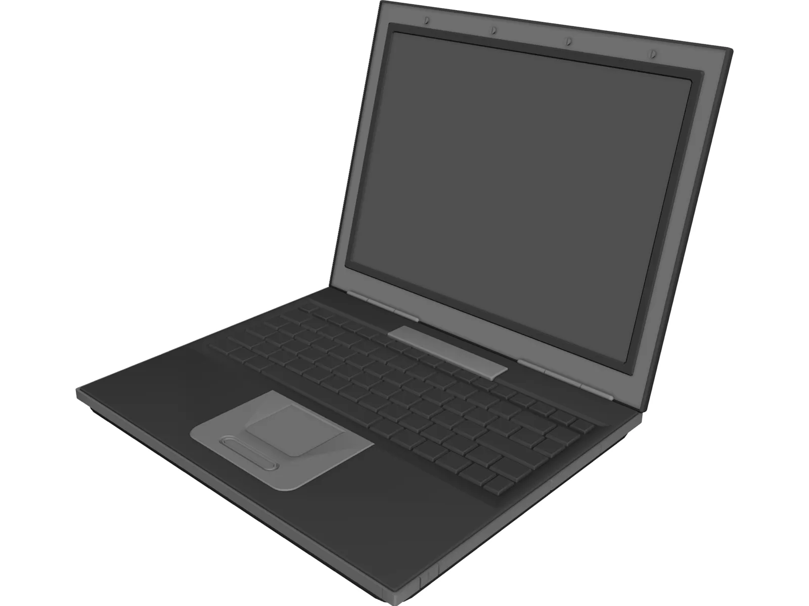 Notebook 3D Model main preview