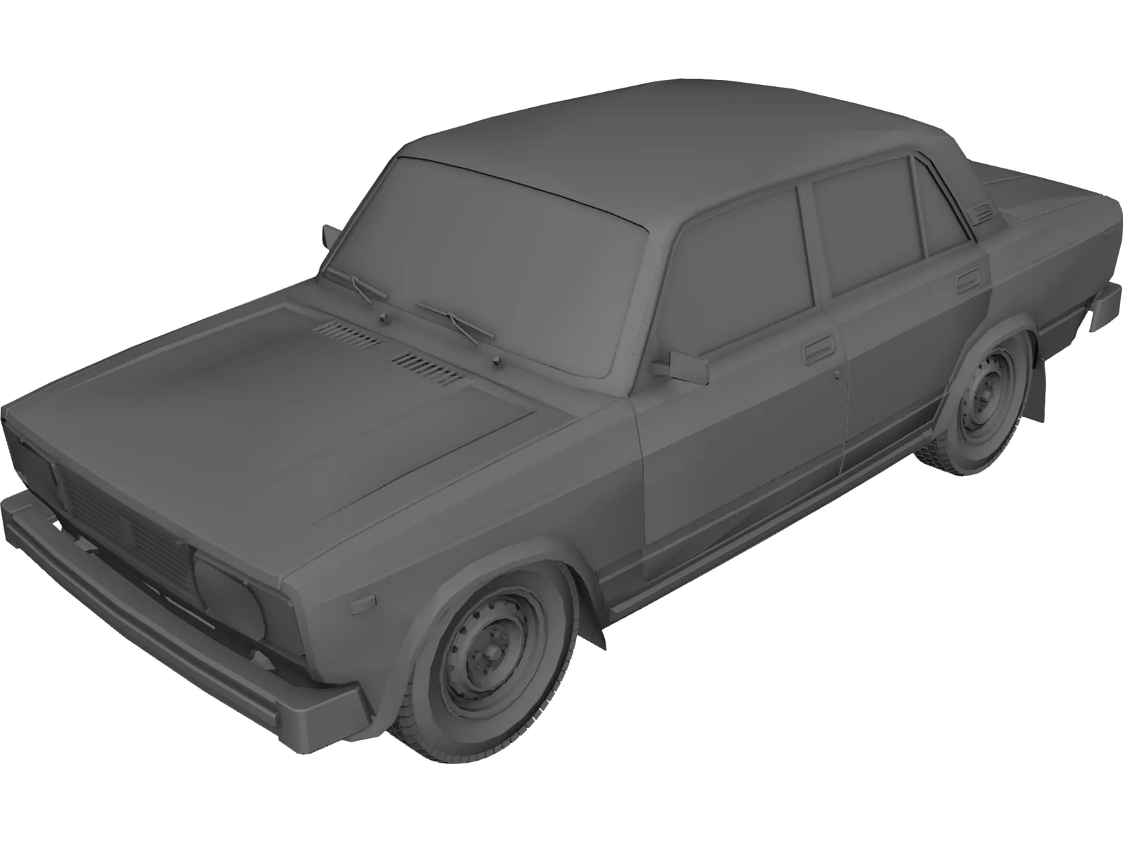 VAZ 2105 3D Model main preview
